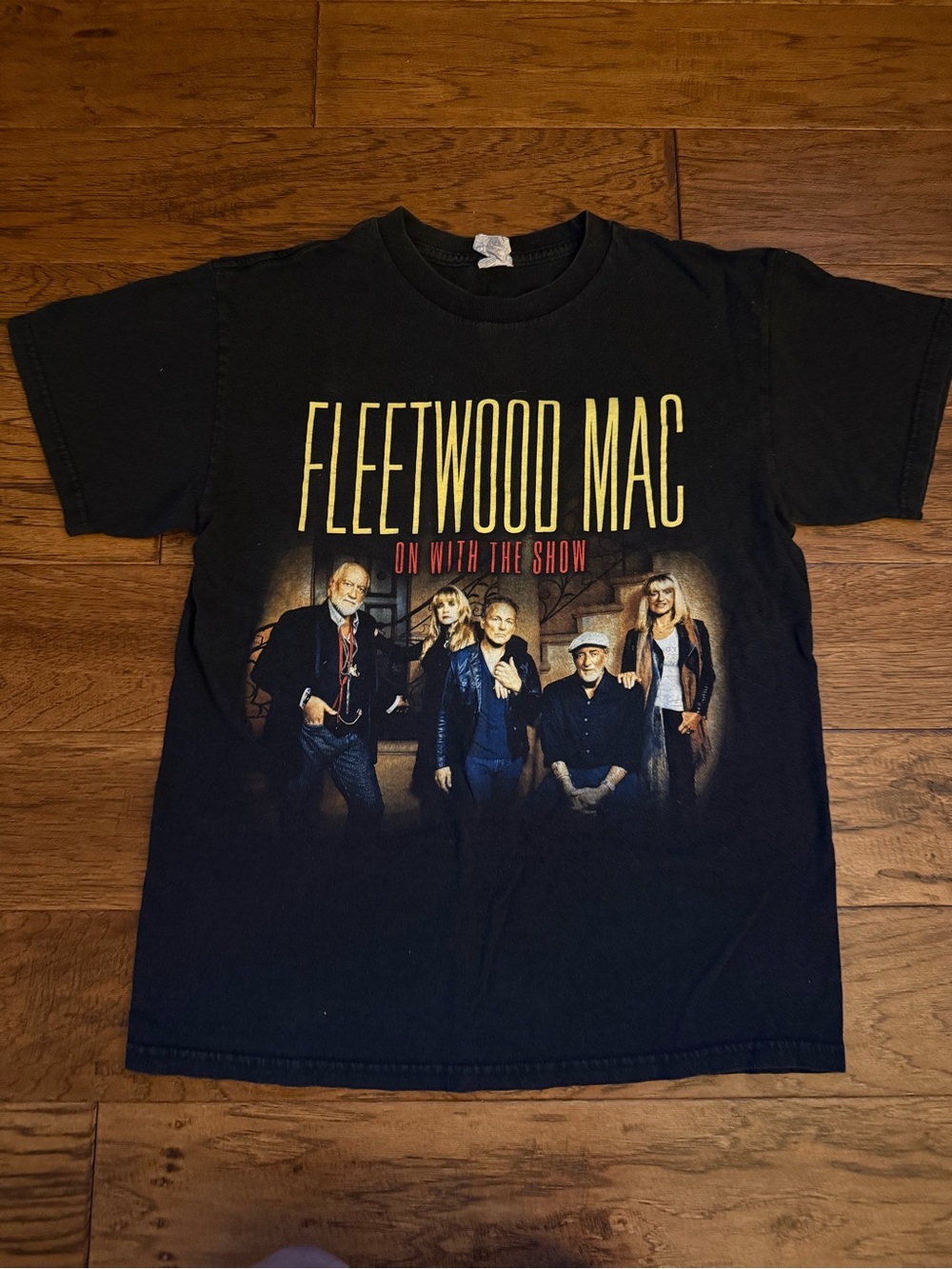 Fleetwood Mac On With The Show 2014-2015 World Tour T-Shirt Black Medium